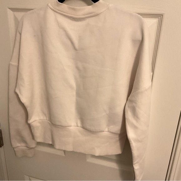 Guess sweater size small made with organic cotton Sweat Crewneck Crop - Picture 7 of 10